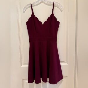 B. Darlin Dark Red Dress